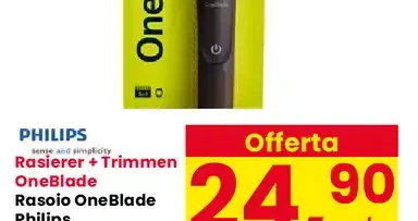 Rasoio e trimmer OneBlade