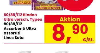 Assorbenti Ultra assortiti Lines Seta