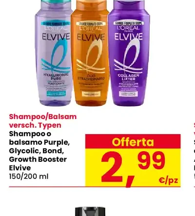 Shampoo o balsamo Elvive assortito