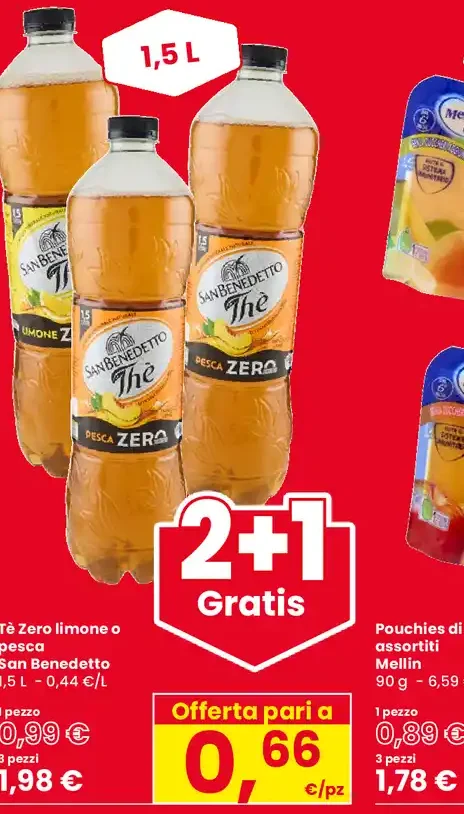 Tè zero limone e pesca