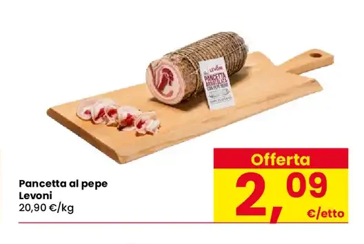 Pancetta al pepe Levoni