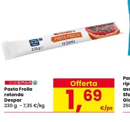 Pasta Frolla rotonda Despar