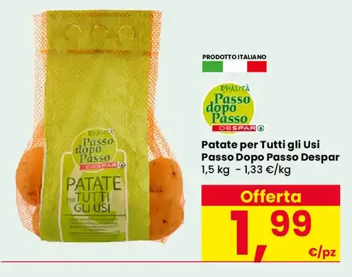 Patate per Tutti gli Usi Passo Dopo Passo Despar