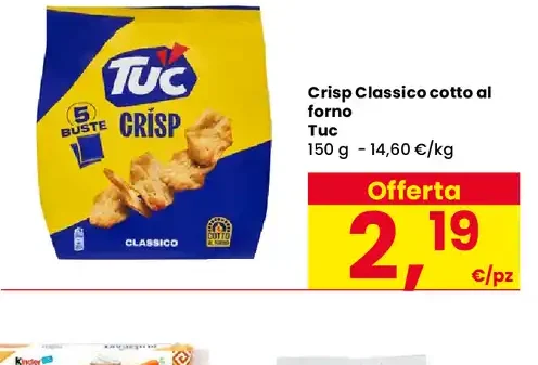 Crisp Classico cotto al forno Tuc