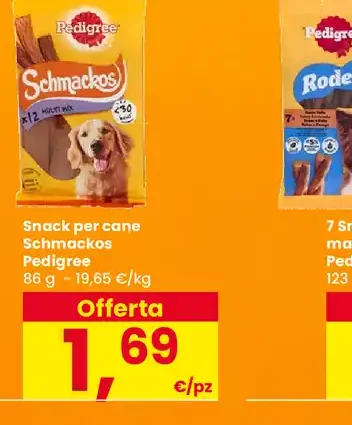 Snack per cane Schmackos Pedigree