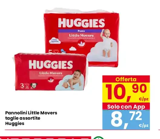 Pannolini Little Movers Huggies
