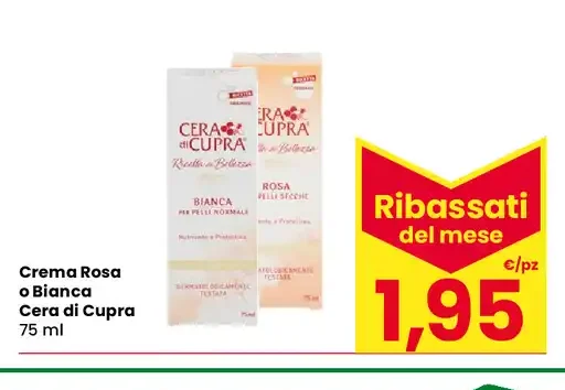 Crema Rosa o Bianca Cera di Cupra