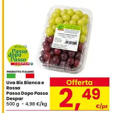 Uva bianca e rossa Passo Dopo Passo Despar