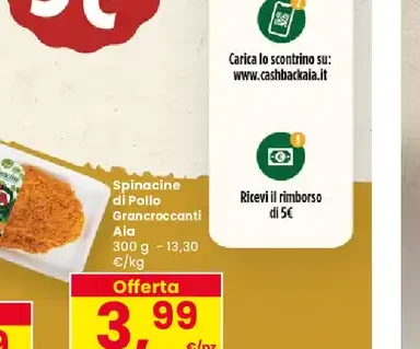 Spinacine di Pollo GranCroc Aia