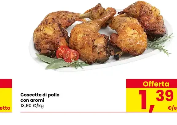 CosceTte di pollo con aromi