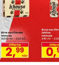Birra non filtrata Ichnusa