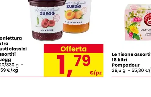 Confettura Extra gusti classici assortiti Zuegg