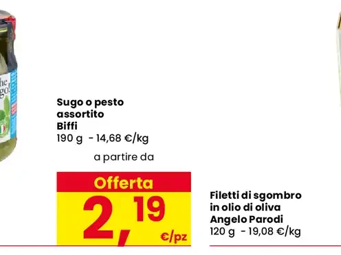 Sugo o pesto assortito Biffi