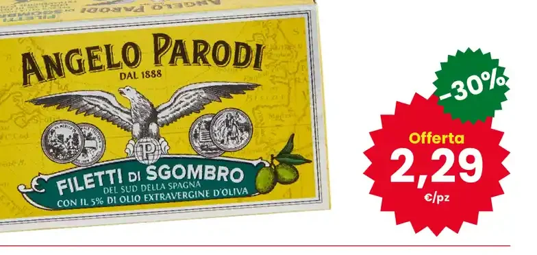 Filetti di sgombro in olio di oliva Angelo Parodi