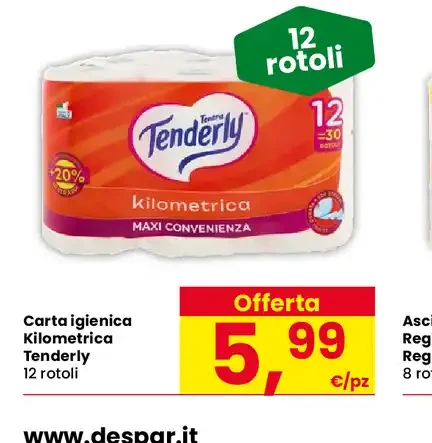 Carta igienica Tenderly