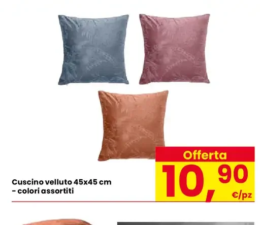 Cuscino velluto