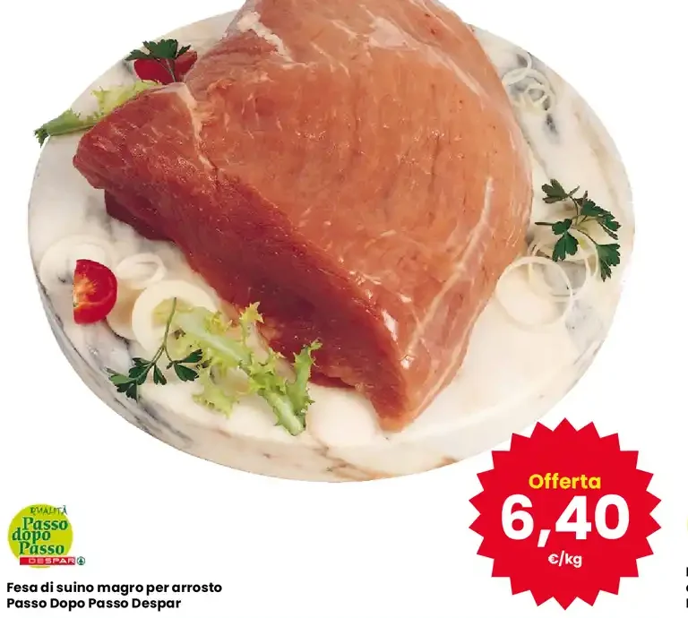 Fesa di suino magro per arrosto