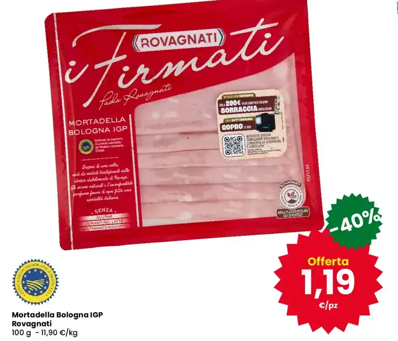 Mortadella Bologna IGP Rovagnati
