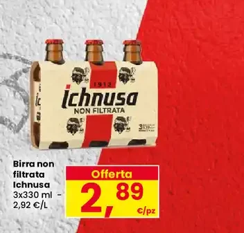 Birra non filtrata Ichnusa