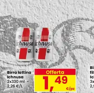 Birra lattina Ichnusa