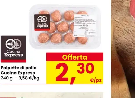 Polpette di pollo Cucina Express