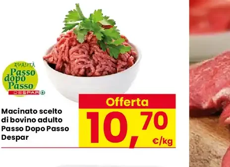 Macinato scelto di bovino adulto Passo Dopo Passo Despar