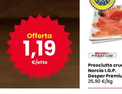 Prosciutto cotto Alta Qualità Buonetto