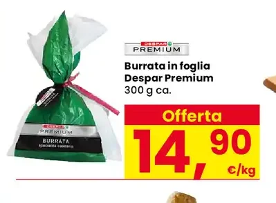 Burrata in foglia Despar Premium