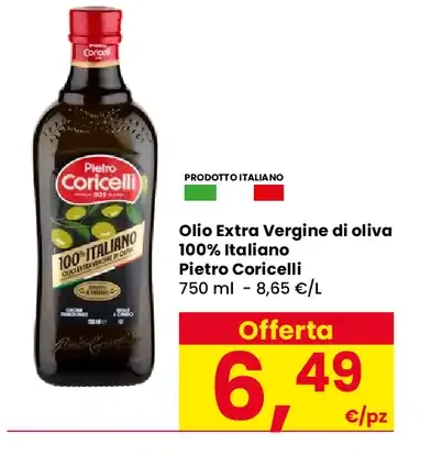Olio Extra Vergine di oliva 100% Italiano Pietro Coricelli