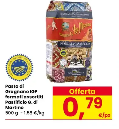 Pasta di Gragnano IGP formati assortiti Pastificio G. di Martino