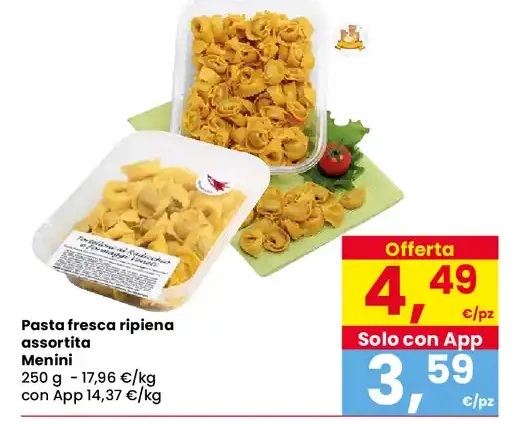 Pasta fresca ripiena assortita Menini
