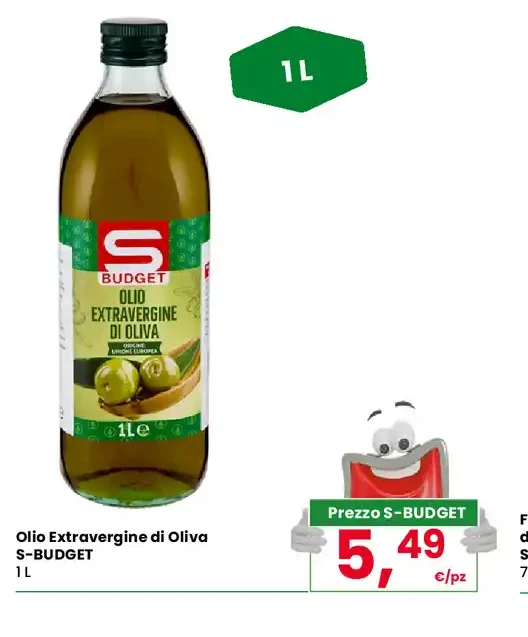 Olio extravergine di oliva S-BUDGET