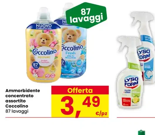 Ammorbidente concentrato assortito Coccolino