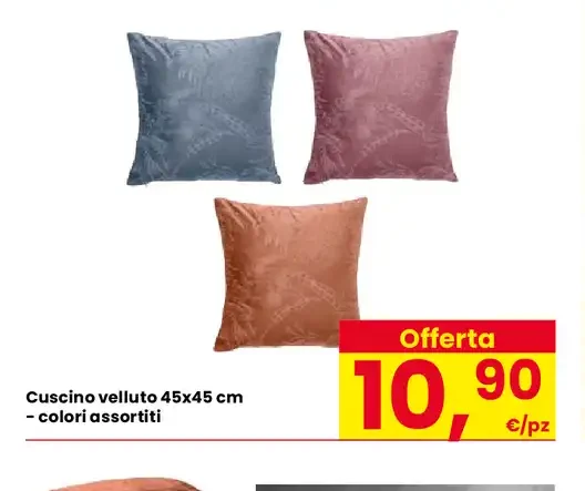 Cuscino velluto