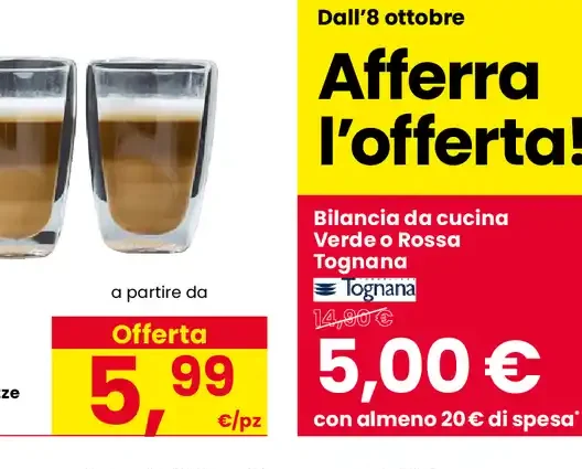 Set 4 tazze espresso/2 tazze colazione