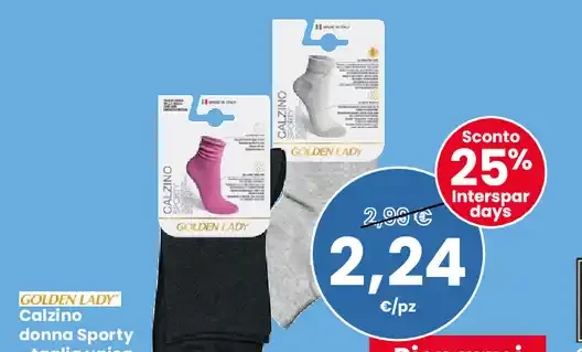 Calzino donna Sporty