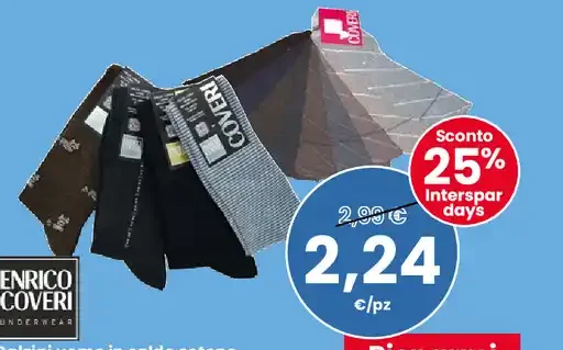 Calzini uomo in caldo cotone