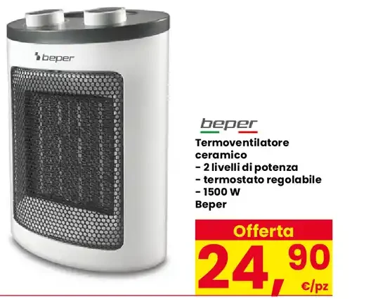 Termoventilatore ceramico Beper