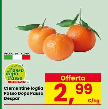 Clementine foglia Passo Dopo Passo Despar