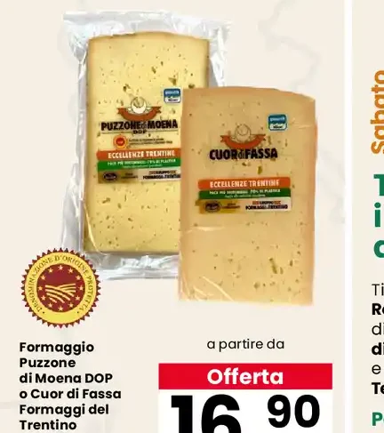 Formaggio Puzzone di Moena DOP o Cuor di Fassa