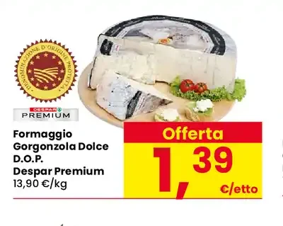 Formaggio Gorgonzola Dolce D.O.P. Despar Premium
