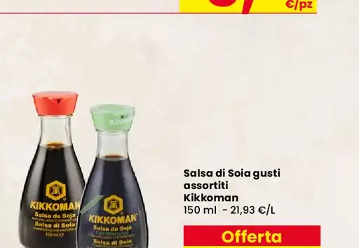 Salsa di Soia gusti assortiti Kikkoman