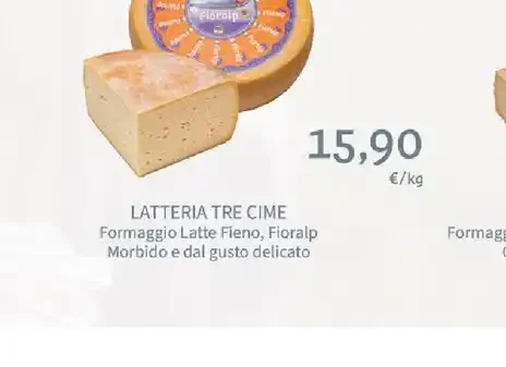 Formaggio Latte Fieno Fioralp