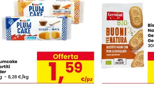 Plumcake assortiti Kinder