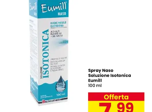 Spray Naso Soluzione Isotonica Eumill