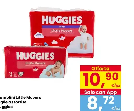 Pannolini Little Movers Huggies