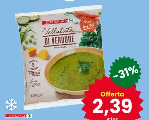 Vellutata di verdure Despar