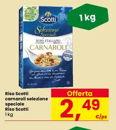 Riso Carnaroli selezione speciale Riso Scotti