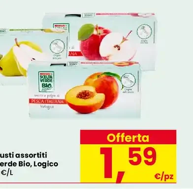 Succo e polpa gusti assortiti Despar Scelta Verde Bio Logico