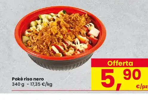 Pokè riso nero